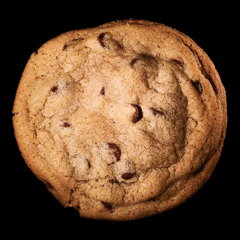 A chocolate chip cookie